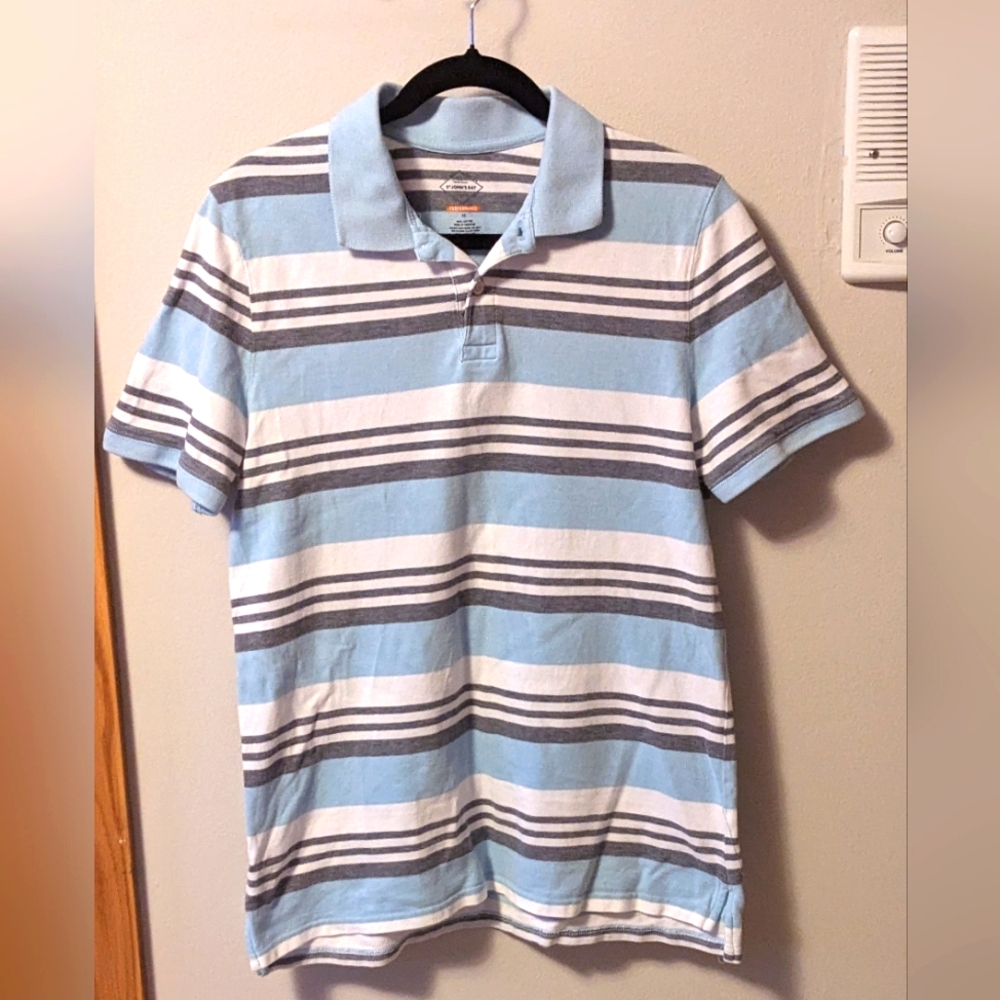 St. Johns Bay Short Sleeved Golf Shirt, Mens, Size Medium